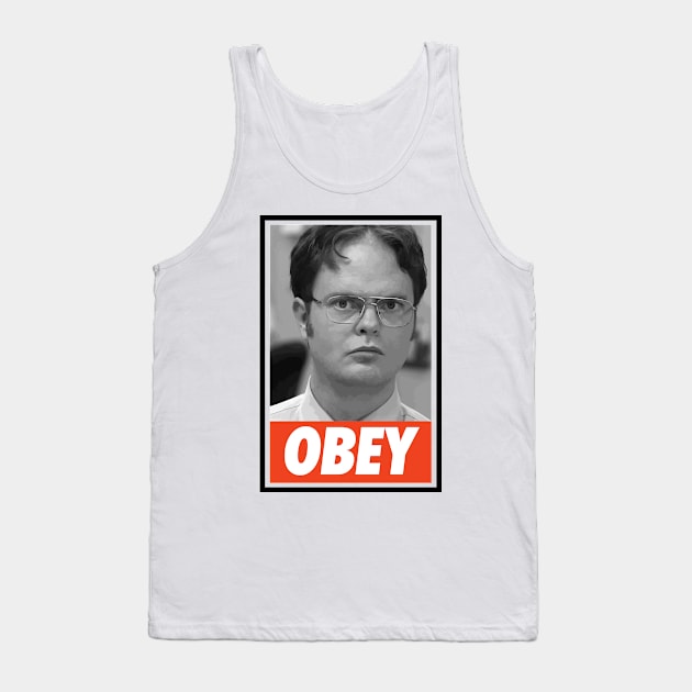 OBEY The assistant (to the) regional manager Tank Top by GusDynamite